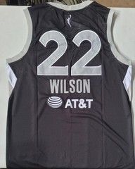 wnba A&rsquo;ja Wilson Las Vegas Aces black nike jersey sizelg