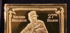 1993 Bleachers 23kt Gold Nolan Ryan Record Breaking 27th Season #34 SN5867/10000