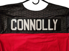 Nike Team Canada Connolly IIHF Hockey Jersey Large Red Black Sewn Stitched EUC
