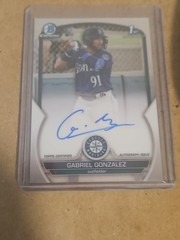 2023 Bowman Chrome 1st AUTO Gabriel Gonzalez #CPA-GG Mariners