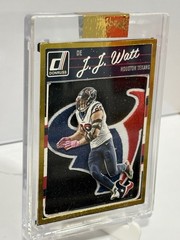 JJ Watt Custom novelty art Handmade Houston Texans Patch CARD