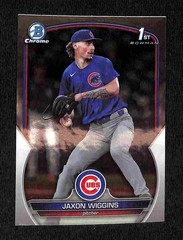 2023 Bowman Draft – Jaxon Wiggins Chrome 1st Bowman #BDC-50 Cubs Prospect