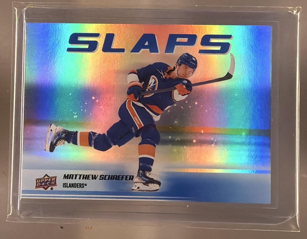 2025 Upper Deck Series 2 Matthew Schaefer Slaps #SL-13 RC Islanders