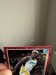 2025-26 Bowman Chrome Pascal Siakam Red Geometric 1/5 #BCV-79