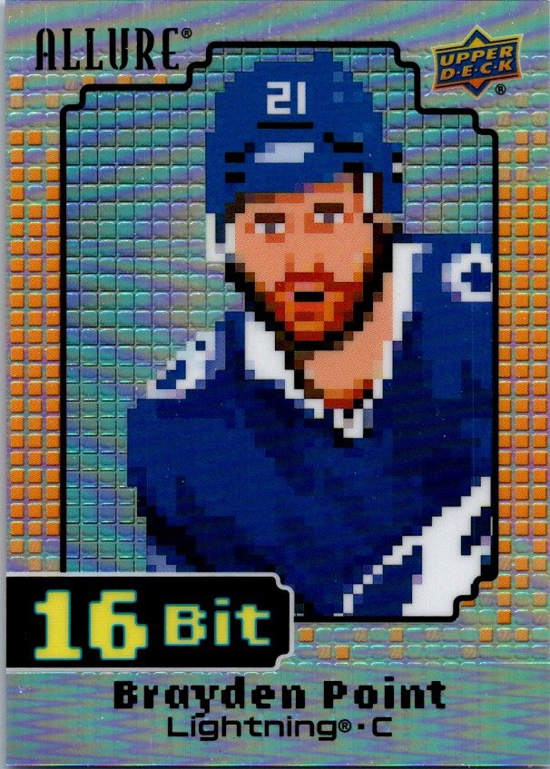 2023-24 Upper Deck Allure #B-1 Brayden Point 16 Bit