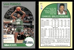 Sam Perkins Short Print 1990-91 Hoops #87 SP Dallas Mavericks NBA Basketball