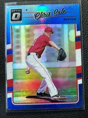 2017 Donruss Optic #4 Chris Sale Blue #/149
