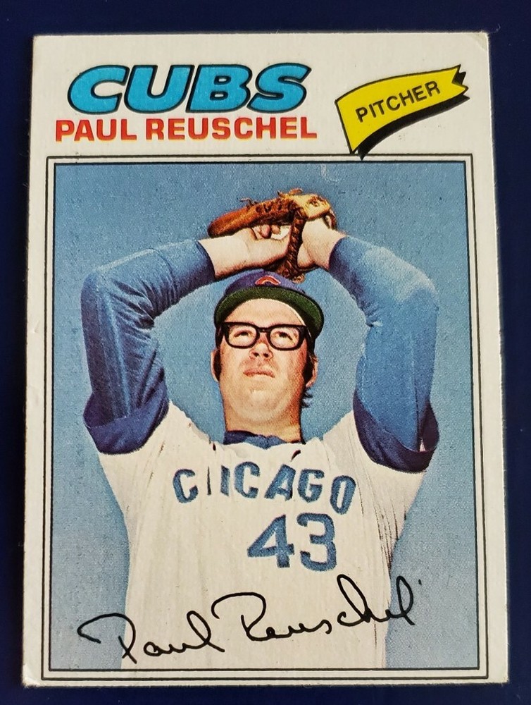 1977 Topps Paul Reuschel Chicago Cubs #333 RC