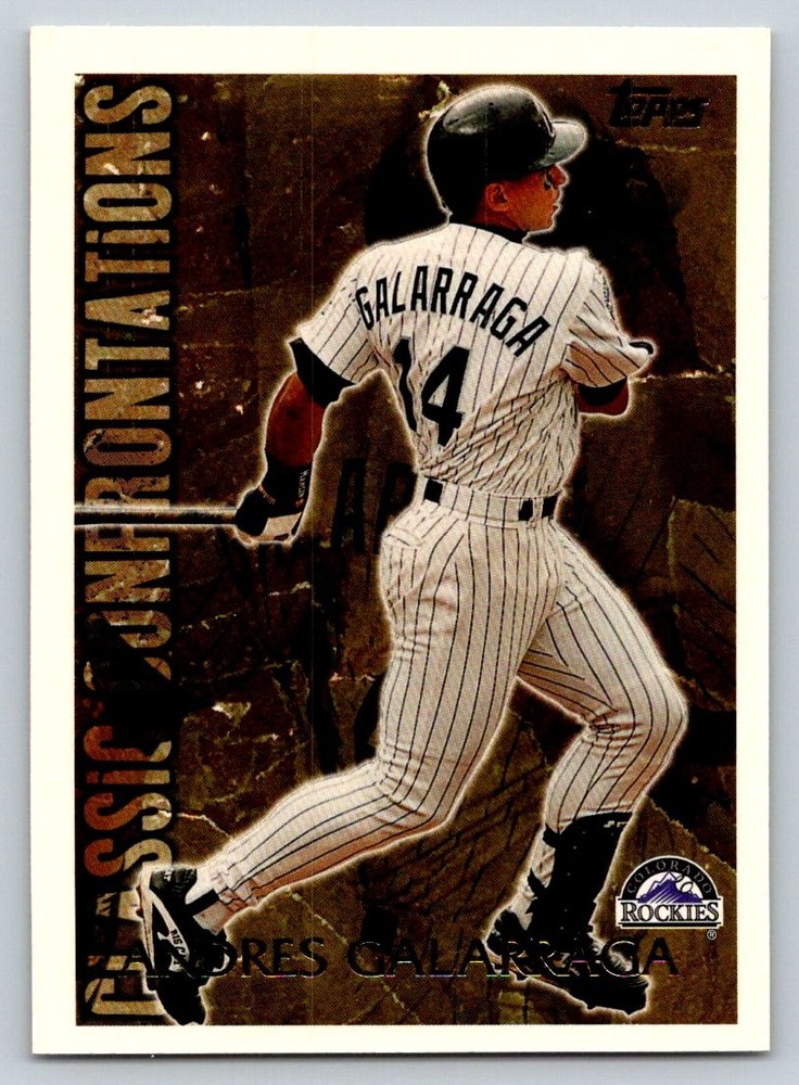 1996 Topps #CC8 Andres Galarraga Classic Confrontations