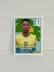 Vinicius Junior Vini Jr 2026 Panini FIFA World Cup Sticker Brazil BRA 14 Base