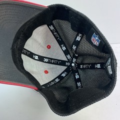 Kansas City Chiefs New Era 39Thirty Size L/XL Stretch Fit Hat Cap Red Gray Mesh