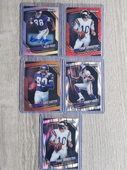 2025 Prizm Black Alan Page Auto Vikings Refractor #,ed Moss, Carter