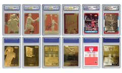 Michael Jordan Mega-Deal Licensed Cards Graded GEM MINT 10 (SET OF 6) *MUST SEE*