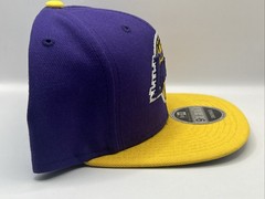 Men&rsquo;s New Era Black/Purple Los Angeles Lakers 2-Tone 9FIFTY Adjustable Snapback