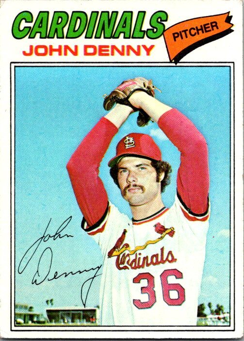 1977 Topps #541 John Denny