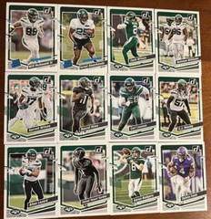2023 Donruss Football (1-400 Set) New York Jets Team Set (12 Cards)