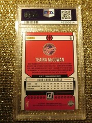 Teaira McCowan Indiana Fever 2019 WNBA panini Press Proof 16/99 PSA 10 rookie