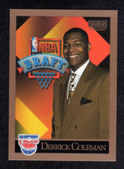 1990-91 Skybox #362 Derrick Coleman NJ Nets Syracuse NBA ROOKIE Card NM/MT to MT