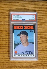 1986 Topps #661 Roger CLEMENS🏆PSA 9🏆(RARE)🎈2nd year