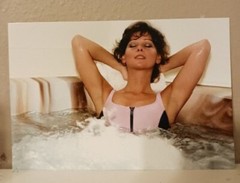 WWF Miss Elizabeth Hot Tub Photo, Macho Man Randy Savage, WWE, WCW