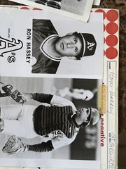 Extremely Rare Baseball Production Photo Press Kit Negative Ron Hassey Lot