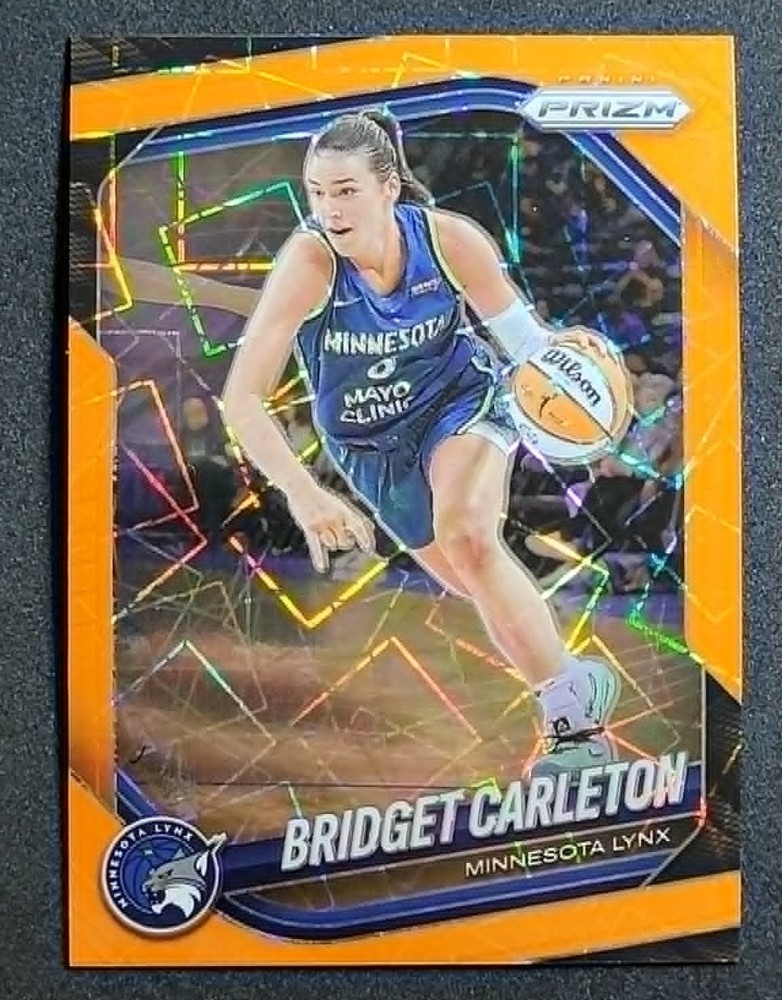 Bridget Carleton 2025 Panini Prizm WNBA #88 Orange Cracked Ice NM/MT