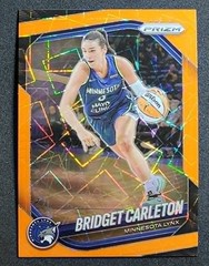Bridget Carleton 2025 Panini Prizm WNBA #88 Orange Cracked Ice NM/MT
