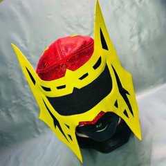 Abismo Black Abyss Wrestling Lucha Semi Professional Luchador Mascara Red Yellow