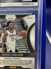 2019 Prizm Draft Picks Red and Black Snake Skin Prizm Darius Garland PSA 10 RC