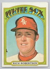1972 Topps Rich Robertson # 618 Chicago White Sox Ex