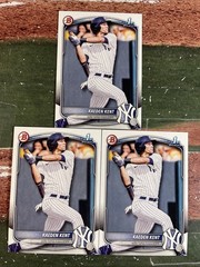 2025 Bowman Draft Kaeden Kent (3) Card 1st Bowman Lot Yankees #BD-65