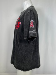 Los Angeles Angels MLB 2024 SGA 80&rsquo;s Black Throwback Tie Dye T-Shirt Men&rsquo;s XL