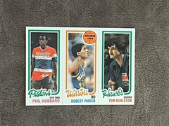 1980-81 Topps Robert Parish #93 HOF Hubbard #86 RC Burleson #126 NM-MT Sharp!