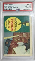 Topps 1960 Willie McCovey All-Star Rookie RC #316 Giants PSA 4