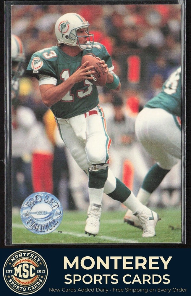 Dan Marino 1991 Pro Set Platinum #62 Miami Dolphins