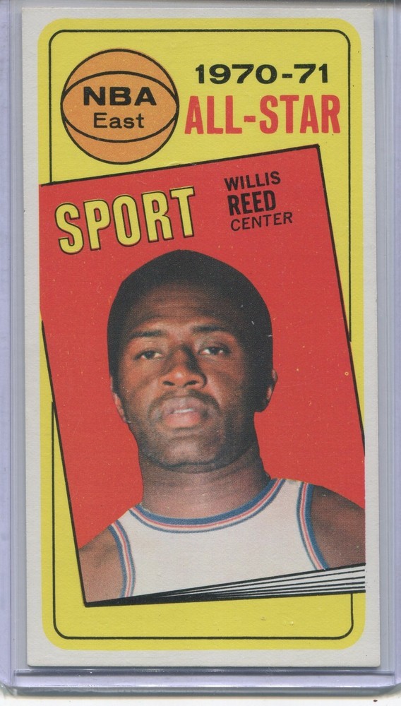 1970-71 Topps Willis Reed HOF Card #110 EXCELLENT -NM, All Star, Set Break
