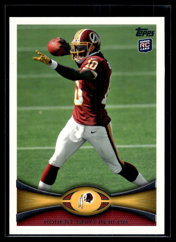 Robert Griffin III 2012 Topps Rookie Card #340