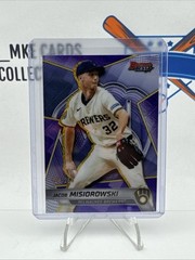 2025 Bowman&rsquo;s Best – Top Prospects Jacob Misiorowski #TP-12 Purple Refractor…