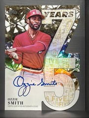 2026 Topps Series 1 – 75 Years of Topps Die-Cut Autographs Ozzie Smith #75YA-OS