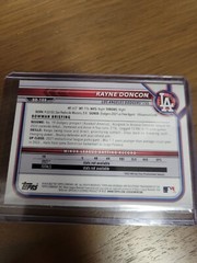 2022 Bowman Draft Rayne Doncon Sky Blue Parallel 109/499 Dodgers #BD-188