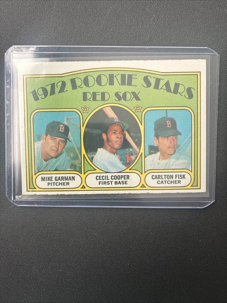 1972 Topps – 1972 Rookie Stars Carlton Fisk, Cecil Cooper, Mike Garman #79 (RC)