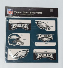 Philadelphia Eagles Gift Stickers – Christmas Holiday Birthday – Perfect Present