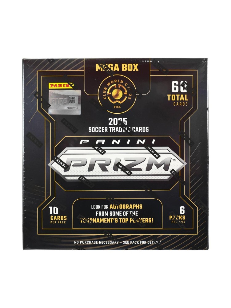2025 PANINI PRIZM FIFA CLUB WORLD CUP SOCCER HOBBY MEGA BOX