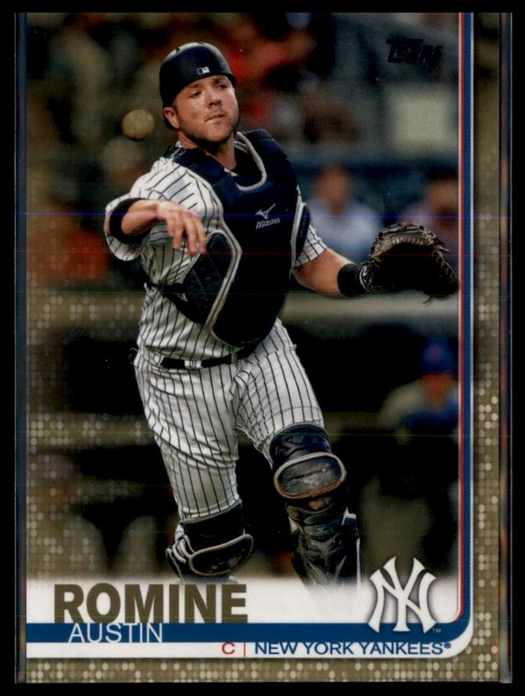 2019 Topps Austin Romine #426 Gold #/2019 New York Yankees
