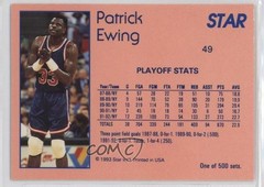 1993 Star Nova /500 Patrick Ewing #49 HOF 3c7