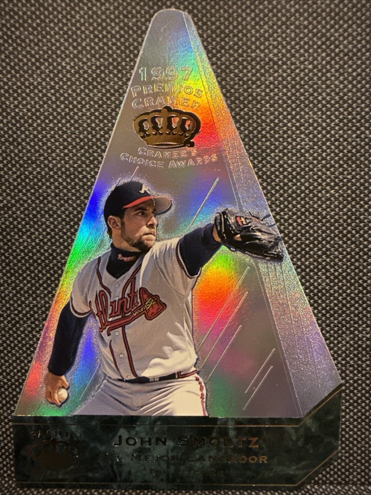 1997 Pacific Crown Collection – Cramer&rsquo;s Choice John Smoltz #CC-8