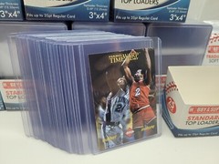 200 Top Loaders 3×4 inch Standard card Size 35 point Toploader +200 Soft Sleeves