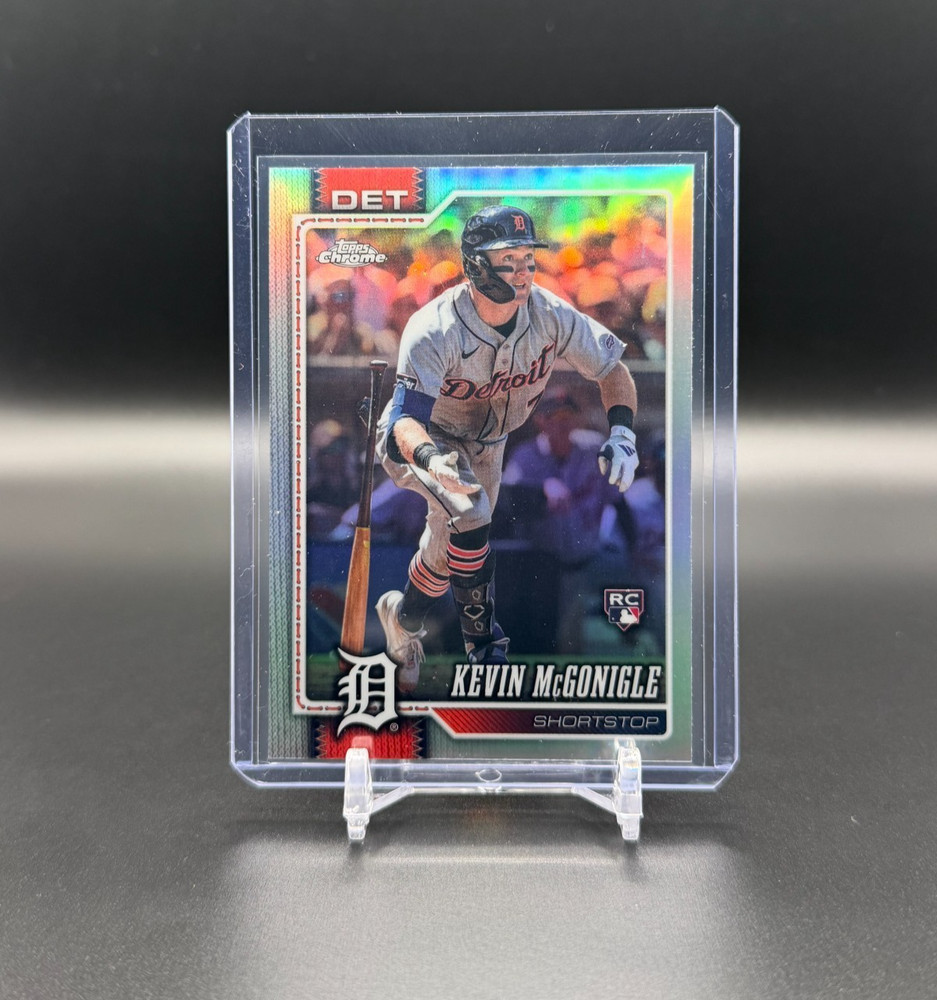 2026 Topps Chrome Kevin McGonigle Rookie Chrome Refractor #16 Tigers (RC)