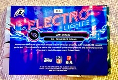 CAM WARD ELECTRO LIGHTS 2025 TOPP RESURGENCE Rookie chance presale