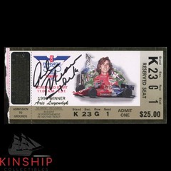 Rick Mears signed 1991 Indianapolis Indy 500 Ticket JSA COA Racing Auto Z2540